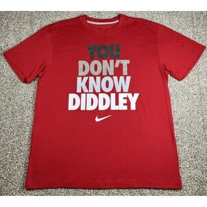 Nike Dri Fit You Don't Know Diddley Red T-Shirt Men's XL  Bo Diddley